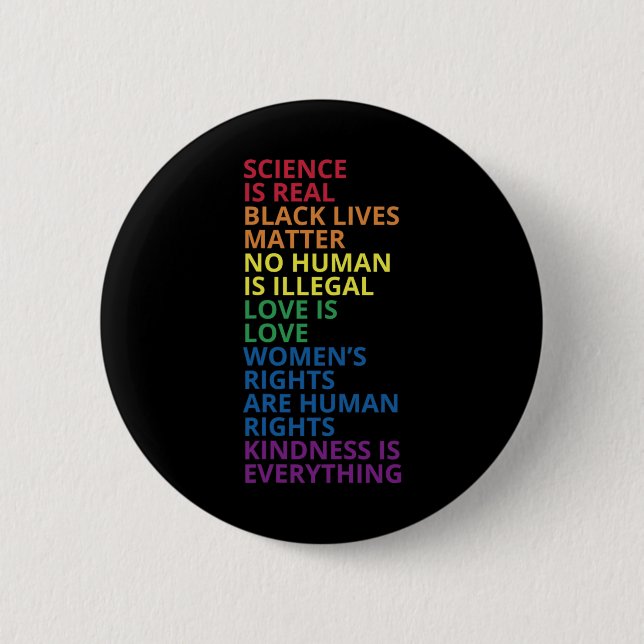 Badge Rond 5 Cm Chemise allié LGBT  (Devant)