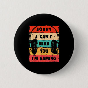 Badge Rond 5 Cm Chemise Amusante Pour Ados Garçons Homme Jeu Vidéo