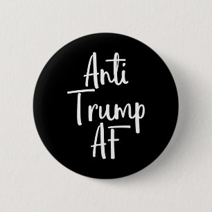 Badge Rond 5 Cm Chemise anti Trump Af Résister 45 Impeach Manifest