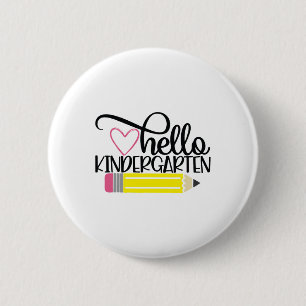 Badge Rond 5 Cm Chemise Bonjour Maternelle Ck Pour Enseignant Écol