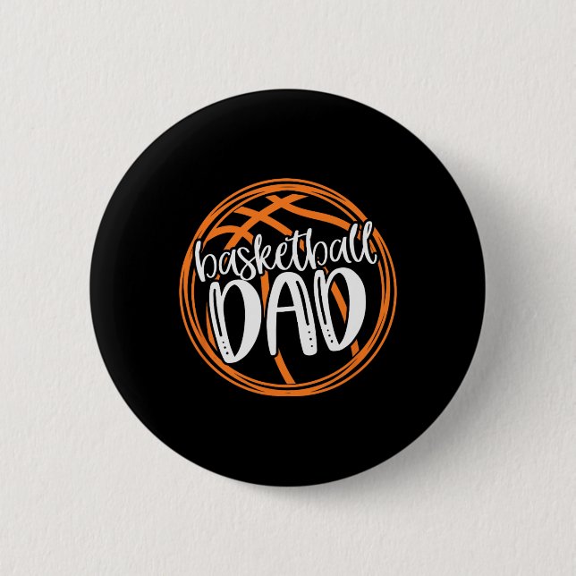 Badge Rond 5 Cm Chemise DAD Basketball (Devant)
