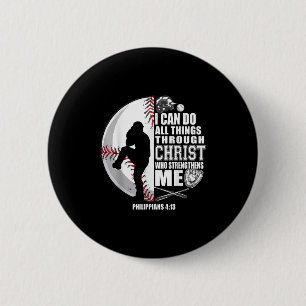 Badge Rond 5 Cm Chemise de baseball Enfants Filles Christian Jesus
