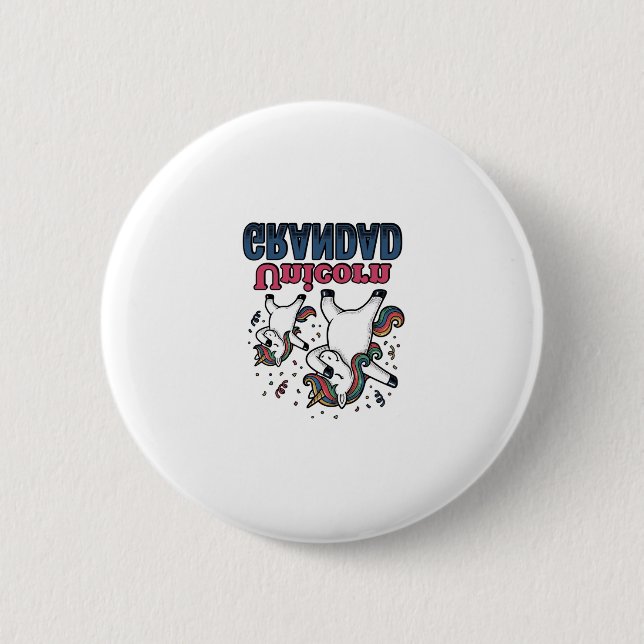 Badge Rond 5 Cm Chemise de conception de gravure vintage grand-pèr (Devant)