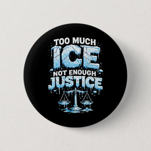Badge Rond 5 Cm Chemise de glace drôle Abolir la glace Trump Meme