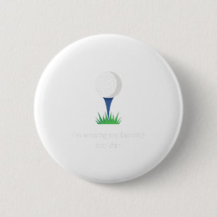 Badge Rond 5 Cm Chemise de golf