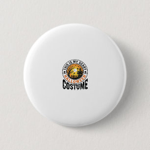 Badge Rond 5 Cm Chemise de gravure vintage de costume d'Halloween 