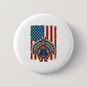 Badge Rond 5 Cm Chemise de gravure vintage de drapeau de Turquie p