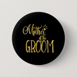 Badge Rond 5 Cm Chemise de la mère du marié pour la fête de mariag