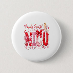 Badge Rond 5 Cm Chemise de la Saint-Valentin de la sage-femme préf