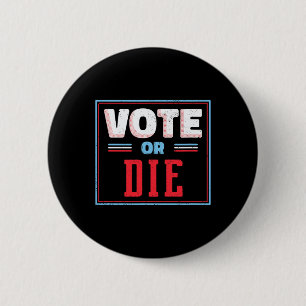 Badge Rond 5 Cm Chemise De L'élection Politique Américaine Biden V