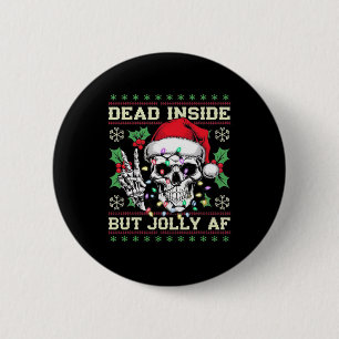 Badge Rond 5 Cm Chemise de Noël moche drôle et sale