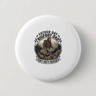 Badge Rond 5 Cm Chemise de Papa Bigfoot pour la Fête des Pères Mod