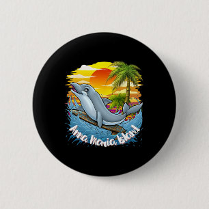 Badge Rond 5 Cm Chemise de plage d'Anna Maria Island Vacances de p