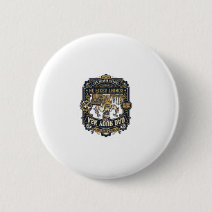 Badge Rond 5 Cm Chemise de réparation de papa de la fête des pères