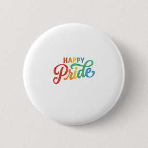 Badge Rond 5 Cm Chemise de typographie arc-en-ciel vintage de la f