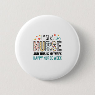 Badge Rond 5 Cm Chemise de typographie d'appréciation de la semain
