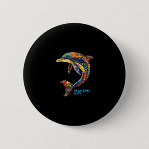 Badge Rond 5 Cm Chemise de vacances Îles Vierges St Thomas Tril Da