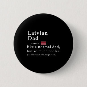 Badge Rond 5 Cm Chemise Définition De Papa Letton Cadeau Fête Des