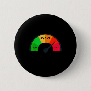 Badge Rond 5 Cm Chemise drôle de cortisol bas humour stress cortis
