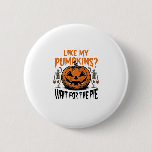 Badge Rond 5 Cm Chemise drôle de squelette de citrouille d'Hallowe