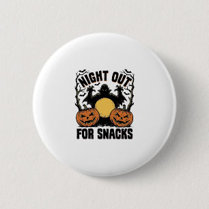 Badge Rond 5 Cm Chemise drôle de vampire avec art de nuit de citro