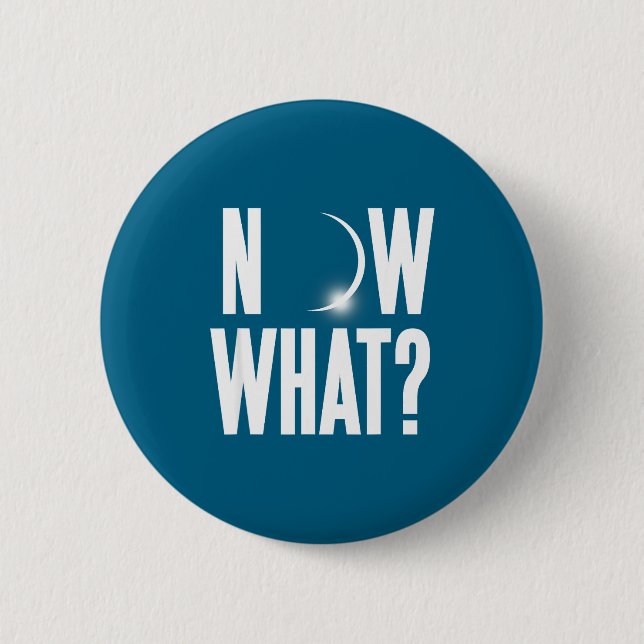 Badge Rond 5 Cm Chemise Éclipse Solaire Août 2017 (Devant)
