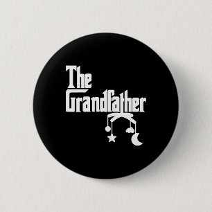Badge Rond 5 Cm Chemise Funny Fête des pères grand-père Cadeau