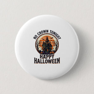 Badge Rond 5 Cm Chemise Halloween ensorcelée avec l'art de manoir