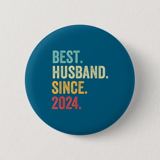 Badge Rond 5 Cm Chemise Mari Depuis (Devant)