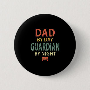 Badge Rond 5 Cm Chemise Papa Joueur. Papa