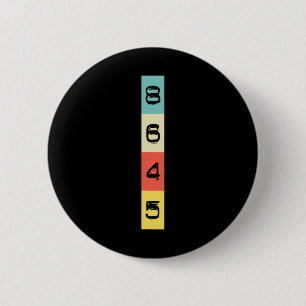 Badge Rond 5 Cm Chemise Rétro Vintage Impeach Trump en détresse
