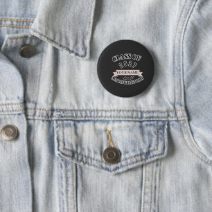 Badge Rond 5 Cm Chemise senior de la promotion 2027 personnalisée