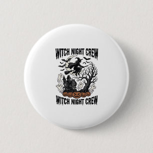 Badge Rond 5 Cm Chemise sorcière vintage nuit de coven Halloween G