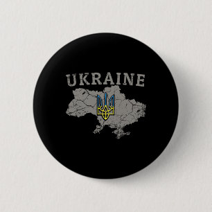 Badge Rond 5 Cm Chemise Ukraine Zelensky Drapeau Ukrainien Trident