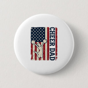 Badge Rond 5 Cm Chemise vectorielle drapeau américain patriotique
