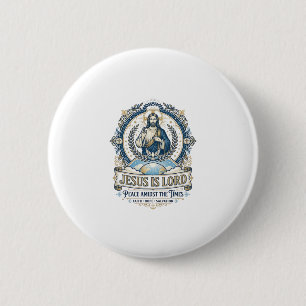Badge Rond 5 Cm Chemise Vintage Eschatologie Prophétie Jésus Chrét