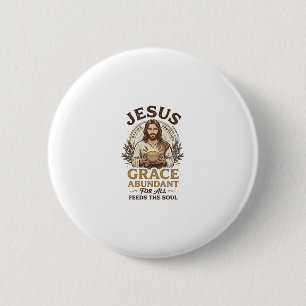 Badge Rond 5 Cm Chemise Vintage Jésus Bowling Graphique Chrétien_1