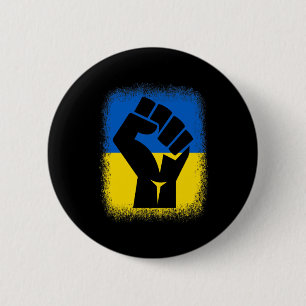 Badge Rond 5 Cm Chemises Blanchies Poing Drapeau Je Suis Avec L'Uk