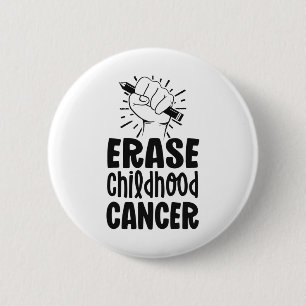 Badge Rond 5 Cm Chemises de sensibilisation au cancer de l'enfant