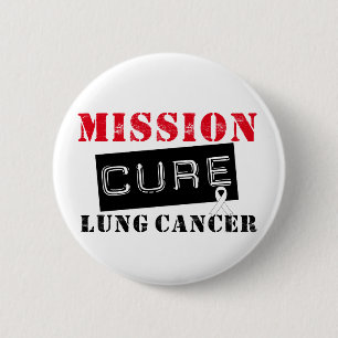Badge Rond 5 Cm Chemises et cadeaux de soutien de cancer de poumon