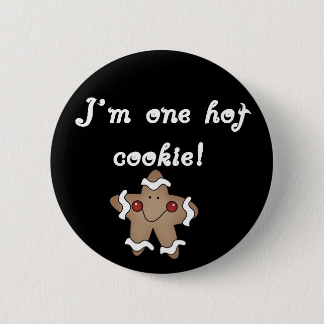 Badge Rond 5 Cm Chemises et cadeaux Hot Cookie (Devant)