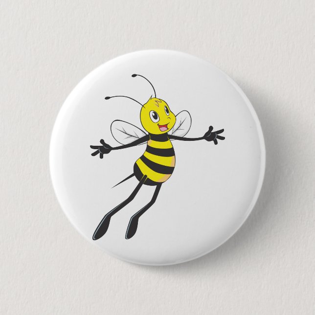 Badge Rond 5 Cm Chemises faites sur commande : Chemises d'abeille (Devant)