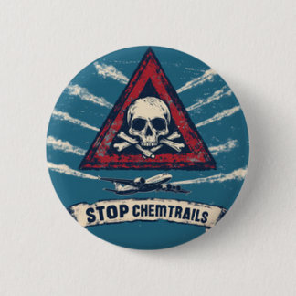 Badge Rond 5 Cm Chemtrail Pin
