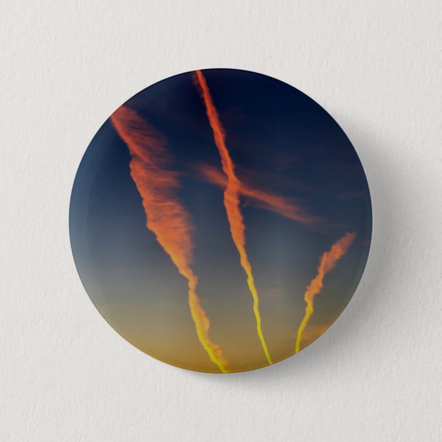 Badge Rond 5 Cm ChemTrails (Devant)