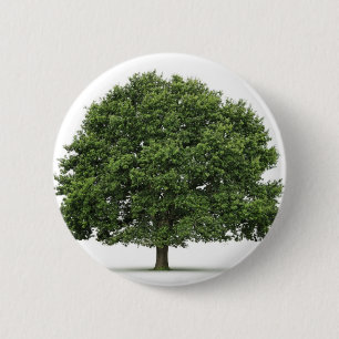 Badge Rond 5 Cm Chêne