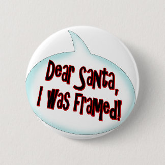 Badge Rond 5 Cm Cher Père Noël...