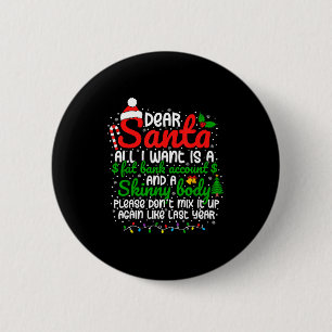 Badge Rond 5 Cm Cher Père Noël Tout Ce Que Je Veux C'est Un Compte