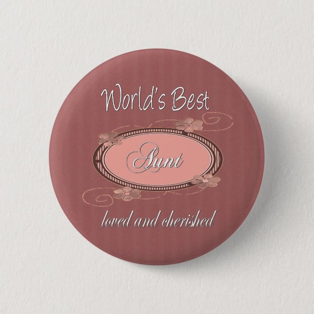 Badge Rond 5 Cm Cherishe Aunts (Devant)