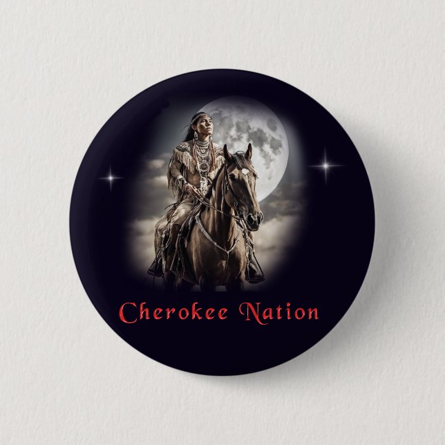 Badge Rond 5 Cm Cherokee (Devant)