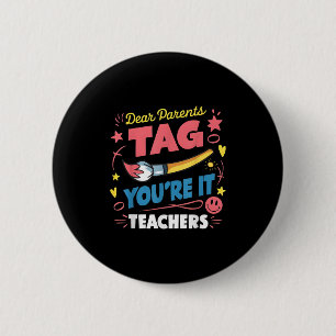 Badge Rond 5 Cm Chers parents Étiquette Vous êtes ça l'amour Ensei